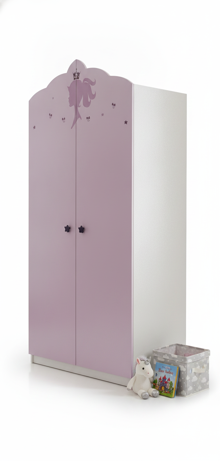 Armoire 2 portes Princesse